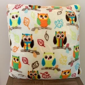 Colorful Owl Pillow